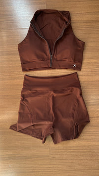 CONJUNTO SHORT ZIPPER